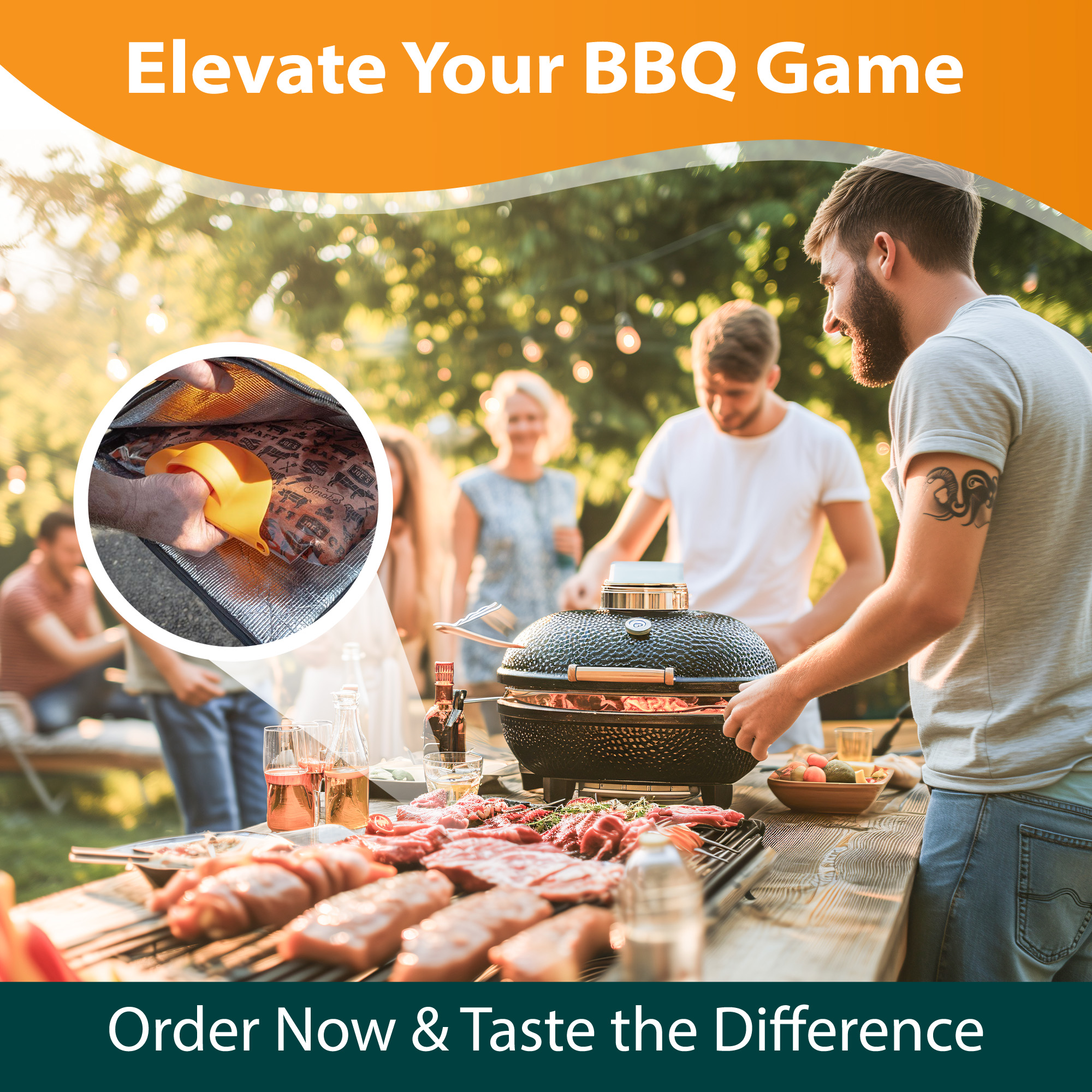 BBQ Meat Blanket packaging